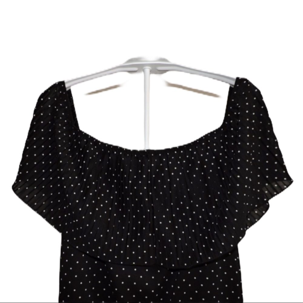 White House Black Market Polka Dot Dress XS - Picture 4 of 6